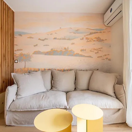 公寓 Ecume Et Serenite Parking Prive Wifi Clim Et Lit En 140 *