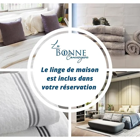 Ecume Et Serenite Parking Prive Wifi Clim Et Lit En 140 *