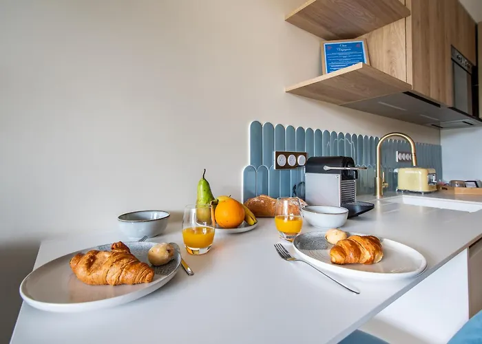 écume Et Sérénité Parking Privé Wifi Clim Et Lit En 140 Apartamento La Grande-Motte