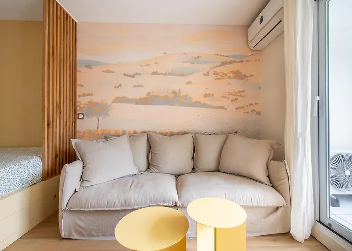 Apartamento écume Et Sérénité Parking Privé Wifi Clim Et Lit En 140 *